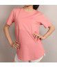 Large sports blouse T-shirt Women's yoga suit loose breathable short sleeve running top fitness suit