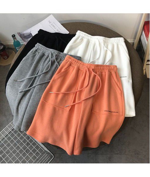 100 cotton women's summer dress 2023 new Korean version of pure cotton women's trousers for girls to wear thin, slim and large five-piece trousers