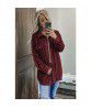  autumn and winter new European and American solid color long-sleeved cardigan Amazon women's lapel loose single-breasted jacket jacket jacket