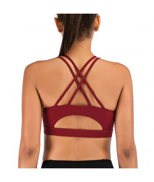  new popular yoga suit sports quick-drying clothes arched hollow back fitness bra women