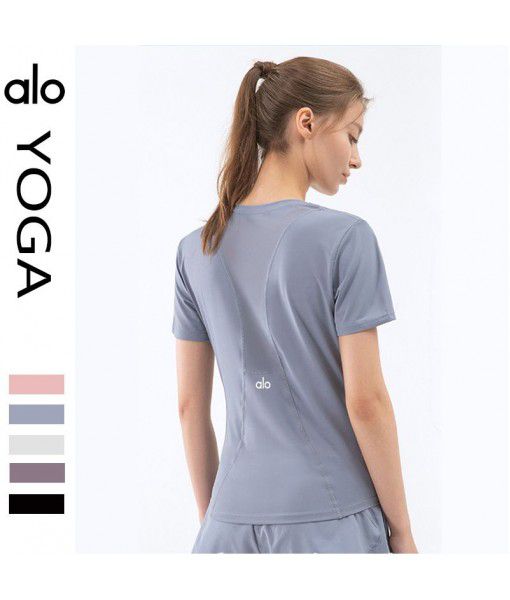 Aloyoga short-sleeved women's cross-border summer new ...