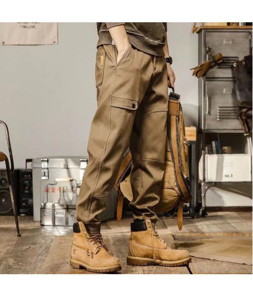 Chaopai Japanese vintage casual work pants ...