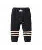  autumn new bottoming pants dark gray versatile 1-3 year old girl knitting pit casual bottoming pants