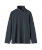  autumn and winter new double-sided German velvet thermal insulation solid color bottom shirt men's T-shirt high-necked Japanese versatile sweater top